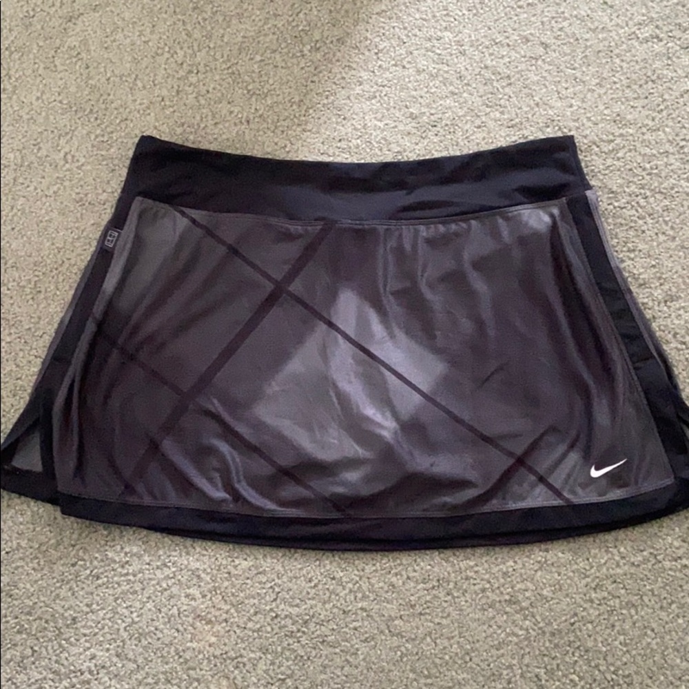 Black Nike Tennis Skirt with built in spandex